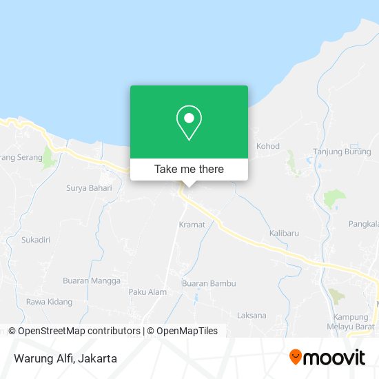 Warung Alfi map