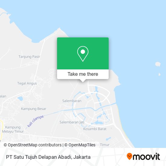 PT Satu Tujuh Delapan Abadi map