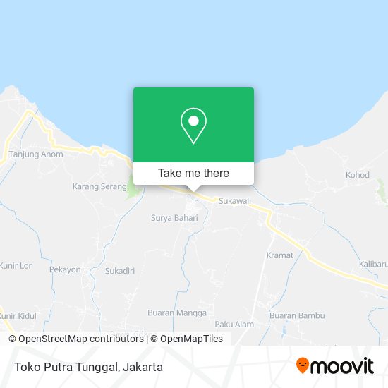 Toko Putra Tunggal map