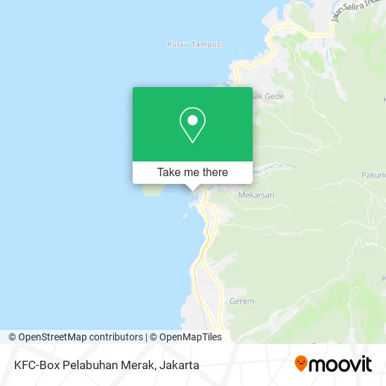 KFC-Box Pelabuhan Merak map
