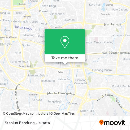 Stasiun Bandung map