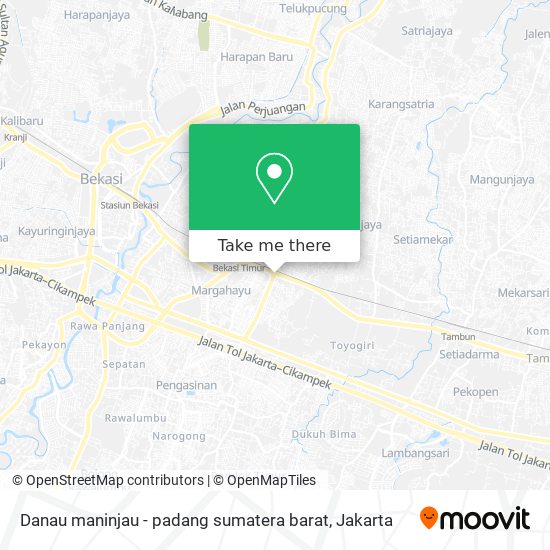 Danau maninjau - padang sumatera barat map