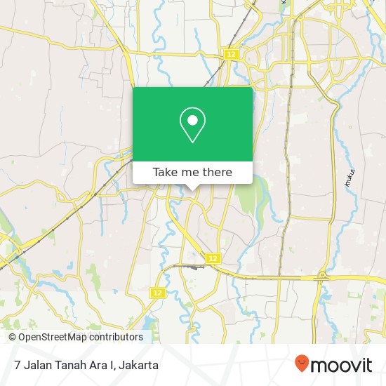 7 Jalan Tanah Ara I map