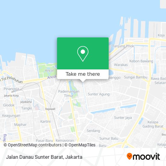 Jalan Danau Sunter Barat map