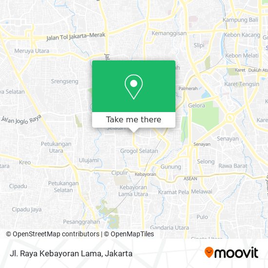 Jl. Raya Kebayoran Lama map