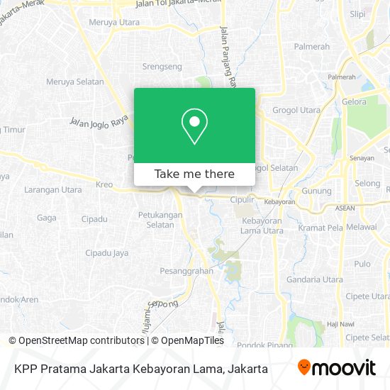 KPP Pratama Jakarta Kebayoran Lama map