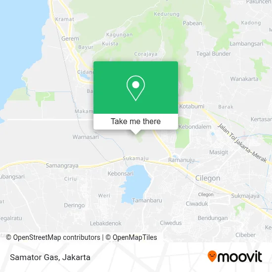 Samator Gas map