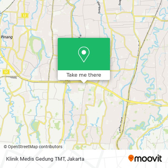 Klinik Medis Gedung TMT map