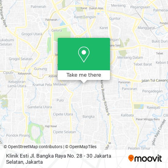 Klinik Esti Jl. Bangka Raya No. 28 - 30 Jakarta Selatan map