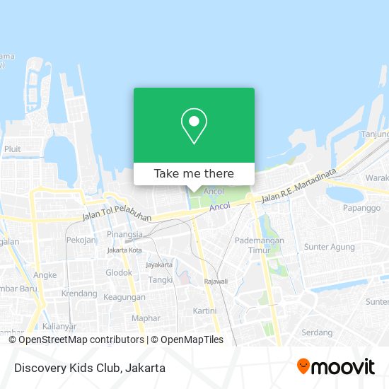 Discovery Kids Club map