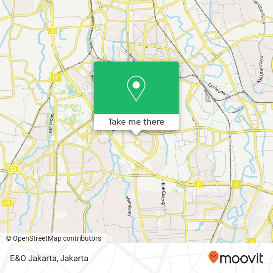E&O Jakarta map
