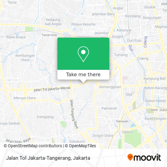 Jalan Tol Jakarta-Tangerang map