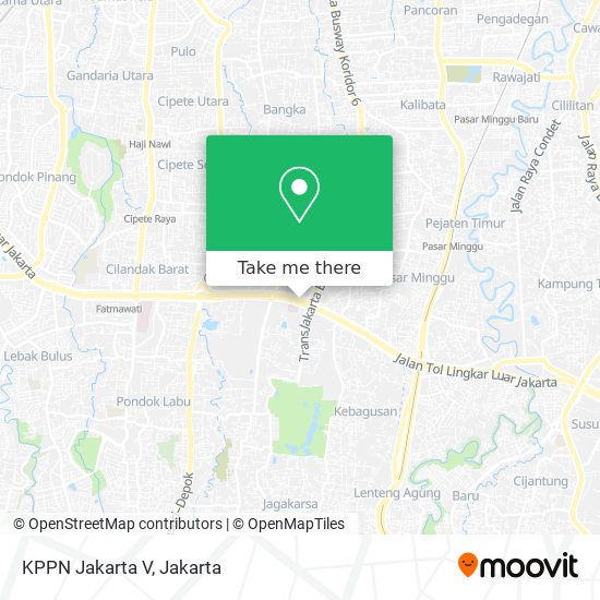 KPPN Jakarta V map