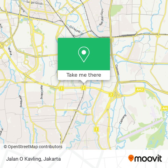Jalan O Kavling map