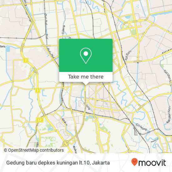 Gedung baru depkes kuningan lt.10 map