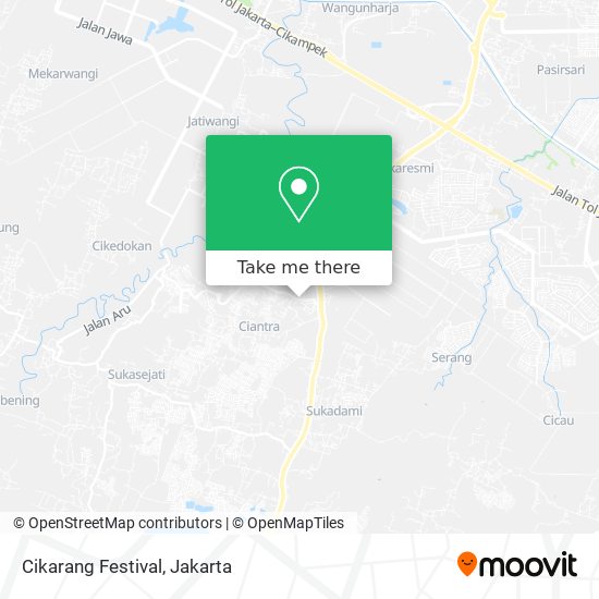 Cikarang Festival map