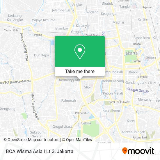 BCA Wisma Asia I Lt 3 map