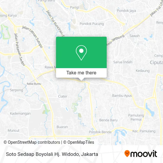 Soto Sedaap Boyolali Hj. Widodo map
