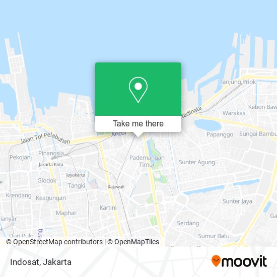 Indosat map