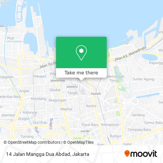 14 Jalan Mangga Dua Abdad map