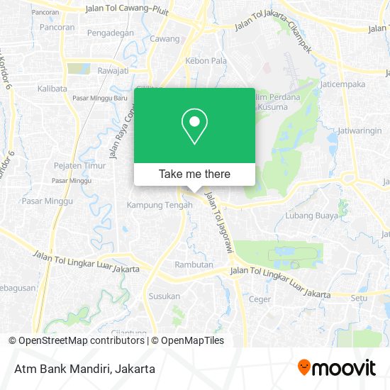 Atm Bank Mandiri map