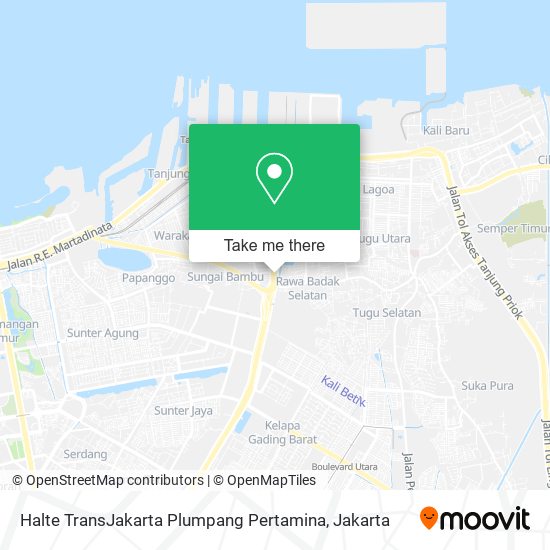 Halte TransJakarta Plumpang Pertamina map