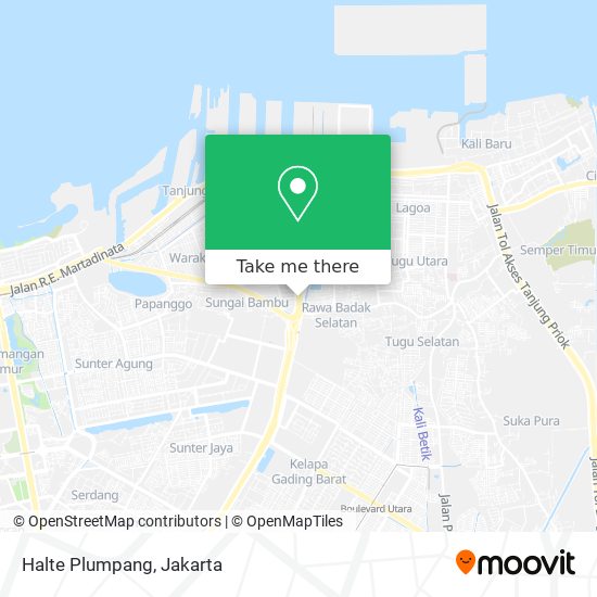 Halte Plumpang map