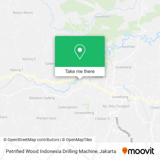 Petrified Wood Indonesia Drilling Machine map