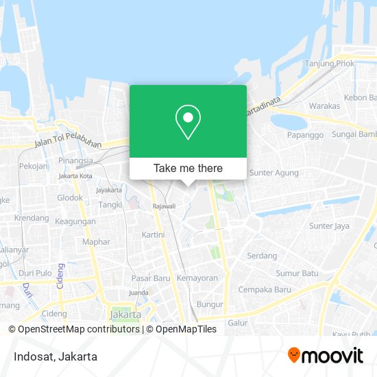 Indosat map