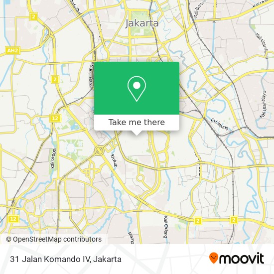 31 Jalan Komando IV map