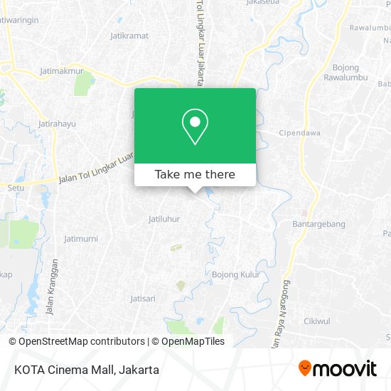 KOTA Cinema Mall map