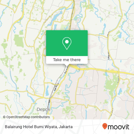 Balairung Hotel Bumi Wiyata map