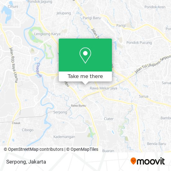 Serpong map