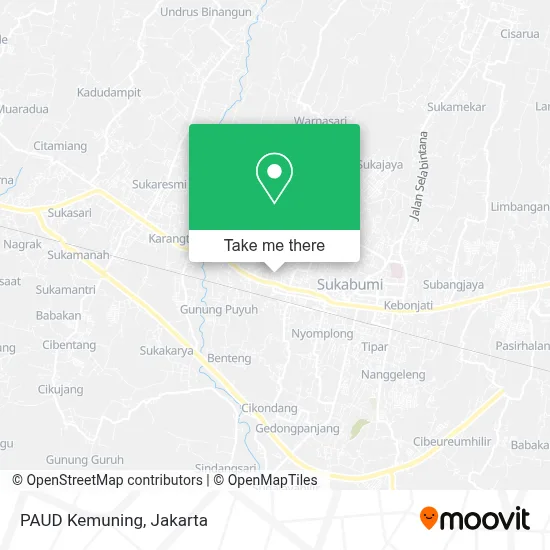 PAUD Kemuning map