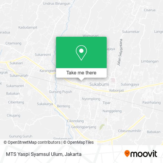 MTS Yaspi Syamsul Ulum map