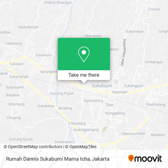 Rumah Dannis Sukabumi Mama Icha map