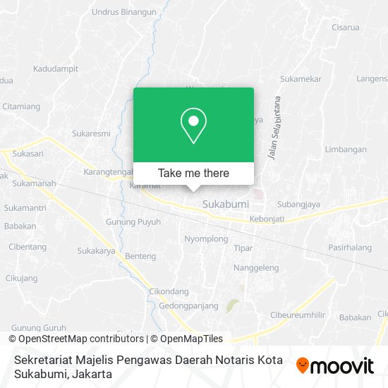 Sekretariat Majelis Pengawas Daerah Notaris Kota Sukabumi map