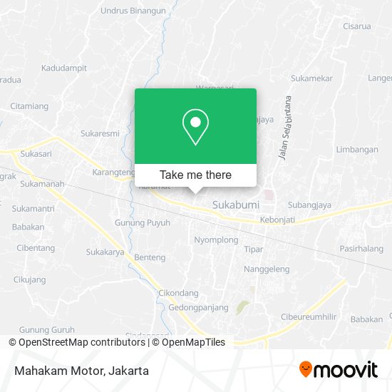 Mahakam Motor map