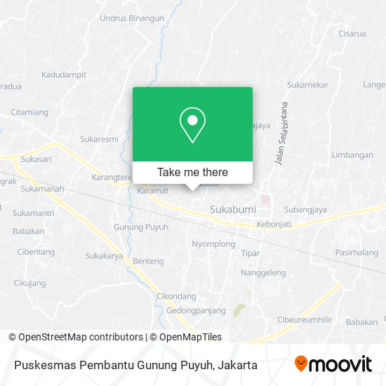 Puskesmas Pembantu Gunung Puyuh map