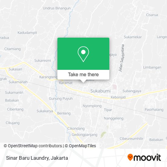 Sinar Baru Laundry map