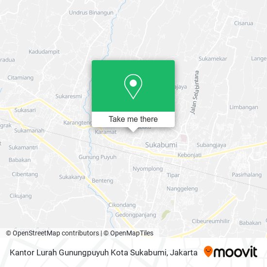 Kantor Lurah Gunungpuyuh Kota Sukabumi map