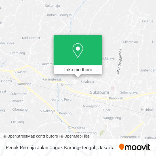 Recak Remaja Jalan Cagak Karang-Tengah map
