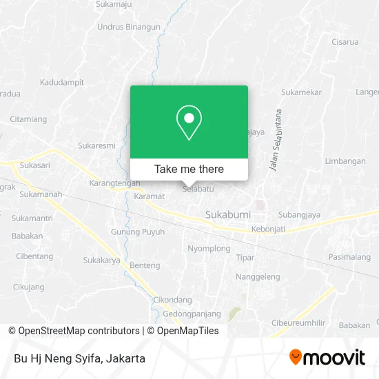 Bu Hj Neng Syifa map