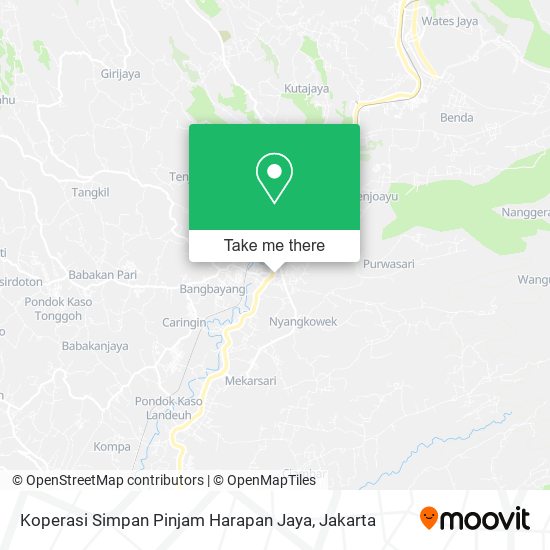 Koperasi Simpan Pinjam Harapan Jaya map