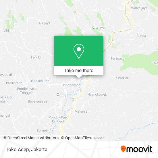 Toko Asep map