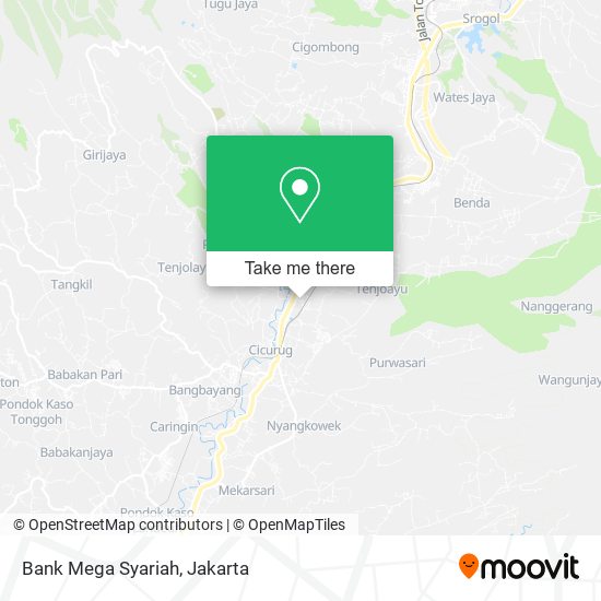 Bank Mega Syariah map