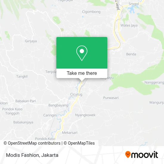 Modis Fashion map
