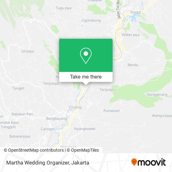 Martha Wedding Organizer map