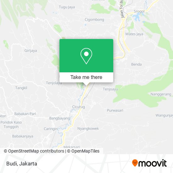 Budi map