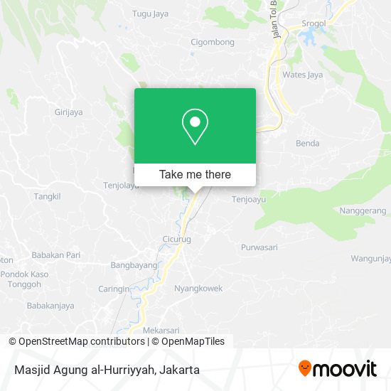 Masjid Agung al-Hurriyyah map
